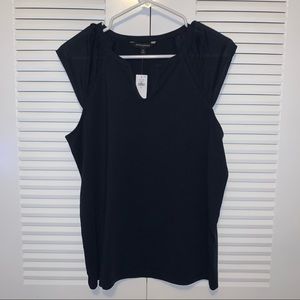 Navy Blue Banana Republic Blouse